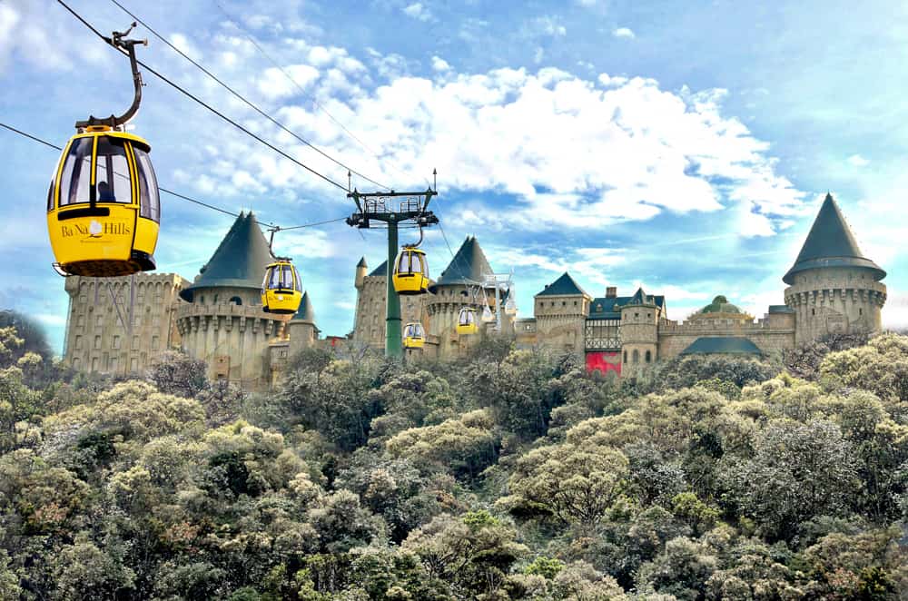 Ba Na Cable Car. 